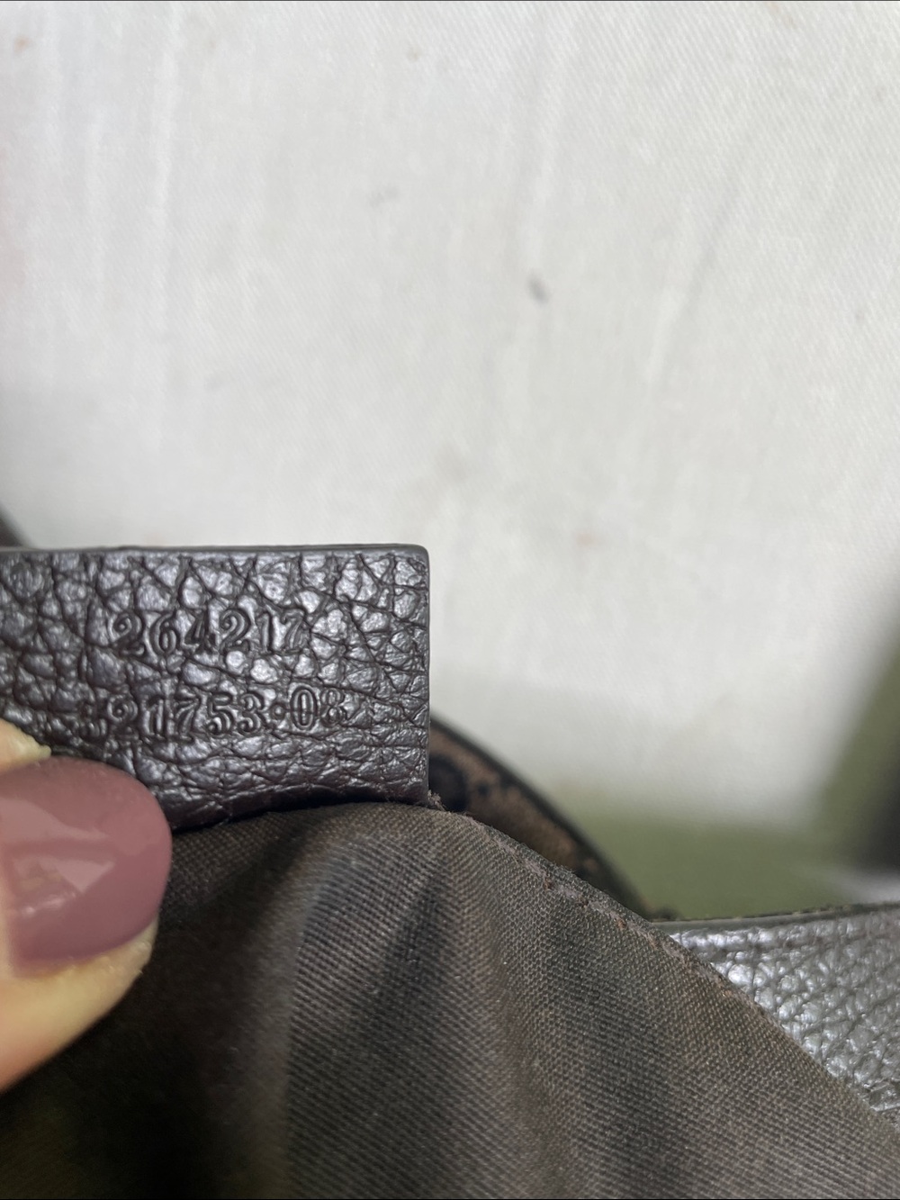 AUTHENTIC Gucci Brown Monogram Crossbody Bag - Brown As Is Project Rehab - Picture 13 of 16